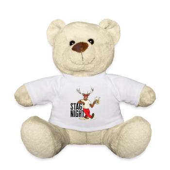 Junggesellenabschied Trinkgelage - Teddy - Weiß - Vorne