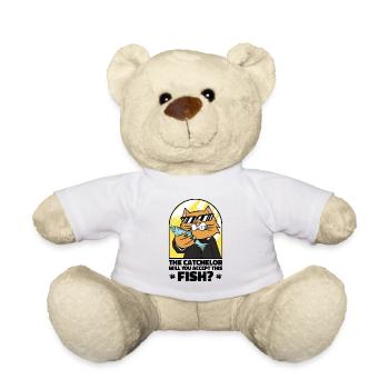 Catchelor Single Life Cat Enterrement de vie privée - Nounours - blanc - Devant