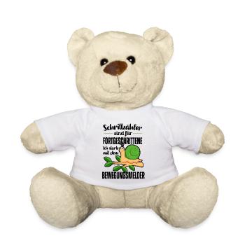 Schrittzähler Sind Für Fortgeschrittene Schnecken - Teddy - Weiß - Vorne