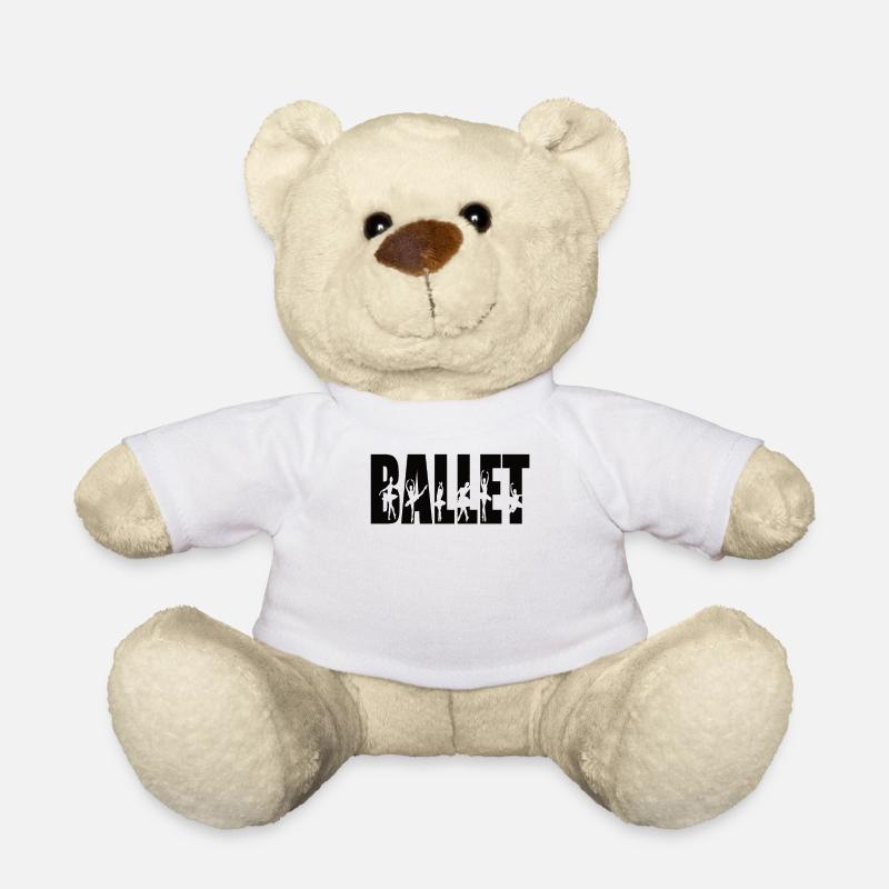 Cadeau de danseuse de ballet ballerine danseuse de ballet - Nounours - blanc