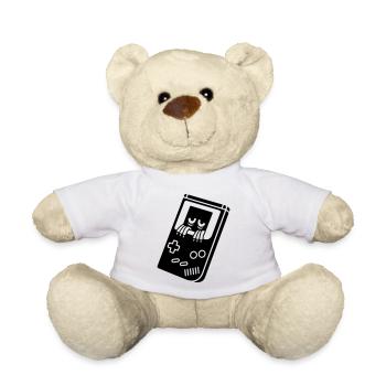 Game Boy mit Kreatur - Teddy - Weiß - Vorne