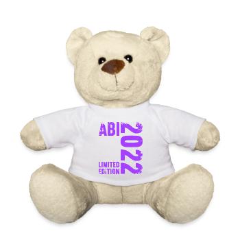 Abitur Gymnasium Damen und Herren Abi 2022 - Teddy - Weiß - Vorne