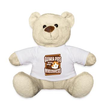 Guinea Pig Wheek Guinea Pig Lovers - Teddy Bear - white - Front