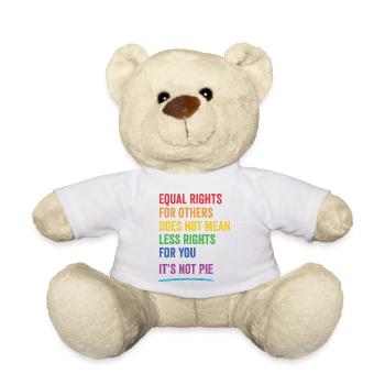 LGBT - Equal Rights For Others - Teddy Bear - white - Front