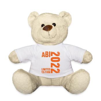 Abitur Gymnasium Damen und Herren Abi 2022 - Teddy - Weiß - Vorne
