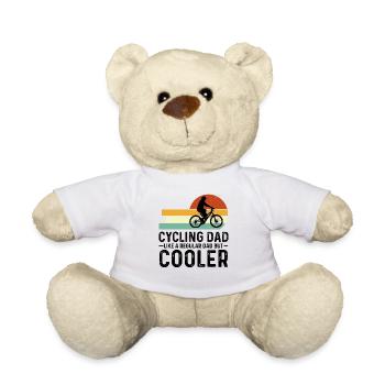 I'm A Cycling Dad... - Teddy Bear - white - Front