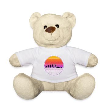 Tondeuse à gazon robotisée Evolution Retro Tondeuse à gazon robotisée - Nounours - blanc - Devant