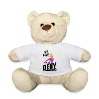 Mon but est de donner à votre joueur de handball le sport - Nounours - blanc - Devant