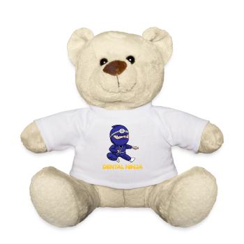 Dentist Dental Assistant Ninja Teeth I Gift - Teddy Bear - white - Front