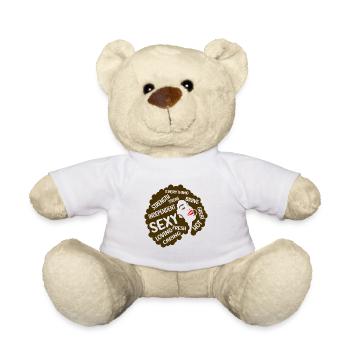 Afro Girl - Teddy - Weiß - Vorne