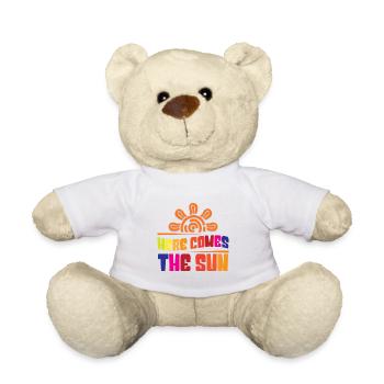 Here comes the sun - Teddy Bear - white - Front