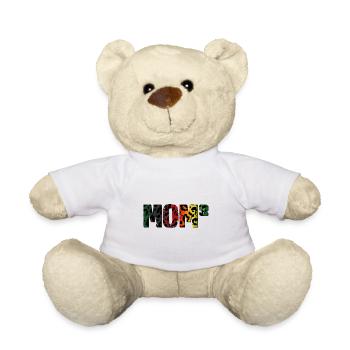 maman 3 - Nounours - blanc - Devant