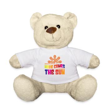 Here comes the sun - Teddy Bear - white - Front