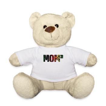 maman 3 - Nounours - blanc - Devant