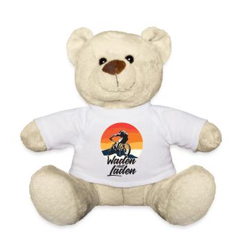 Waden statt Laden Fahrrad E-Bike Radtrikot - Teddy - Weiß - Vorne