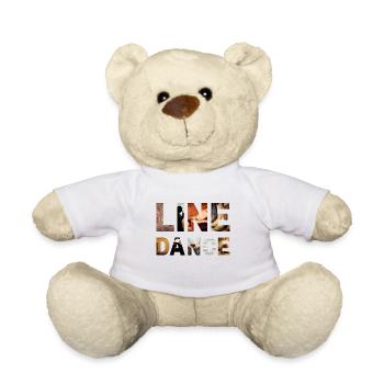 Buchstaben Line Dance - Teddy - Weiß - Vorne