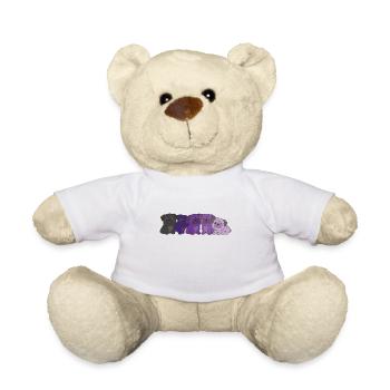 enbian Flag Pug Pride LGBTQ cute dogs - Teddy Bear - white - Front