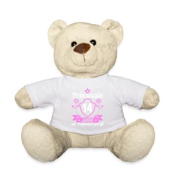 14. Geburtstag 14 Jahre Perfektion Prinzessin - Teddy - Weiß - Vorne