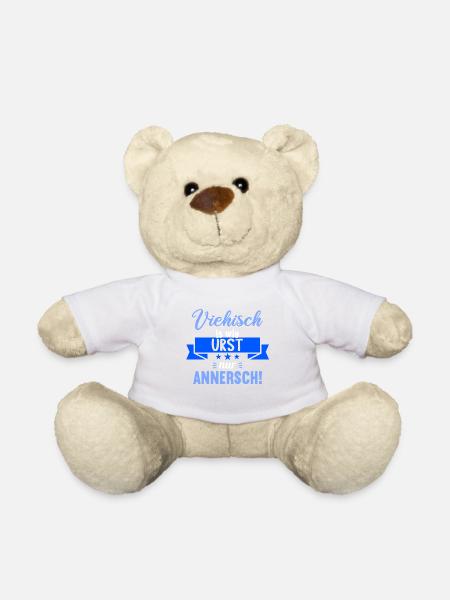 Sächsischer Dialekt Sachsen Sächsische Sprüche - Teddy - Weiß