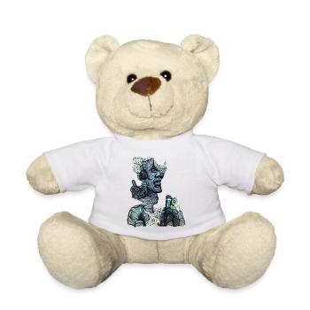 Dämonischer Sänger - Teddy - Weiß - Vorne