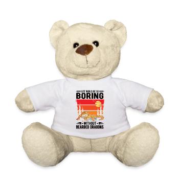 Dragon barbu Cadeau Dragon barbu - Nounours - blanc - Devant