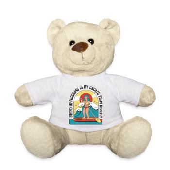 Stand Up Paddling Surfing Stand-up Paddleboarding Stand-up Paddler - Teddy Bear - white - Front