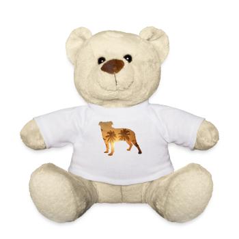 Sommerstrand - Bull Terrier - Teddy - Weiß - Vorne