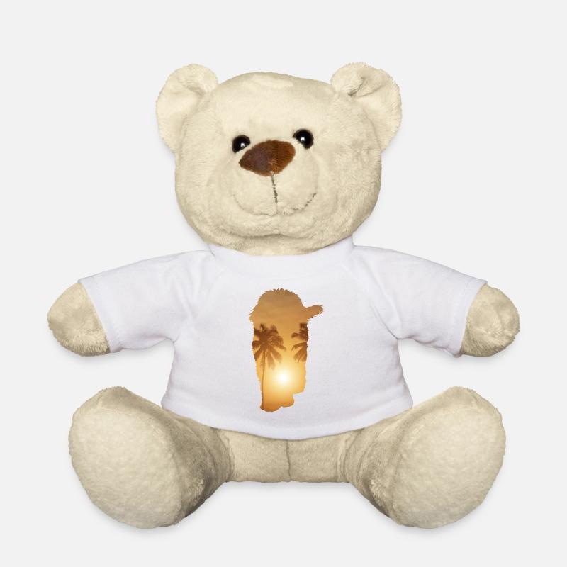 Sommerstrand - Doodle - Teddy - Weiß