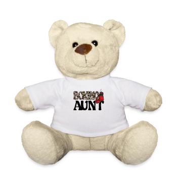 Boxe Tante Fière Boxe Tante Par Boxer Tante Cadeau - Nounours - blanc - Devant