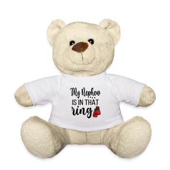 Boxe Tante Fière Boxe Tante Par Boxer Tante Cadeau - Nounours - blanc - Devant