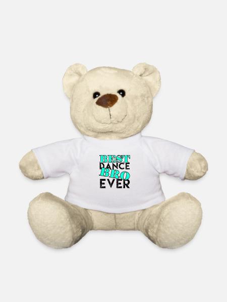 Bester Tanzbruder aller Zeiten - Ball - Teddy - Weiß