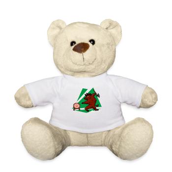 Lancer de hache Taureau - Lancer de hache - Nounours - blanc - Devant