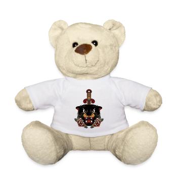 Panthère de la vieille école - Nounours - blanc - Devant