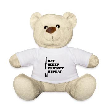 Cricket Team Cricket Gift Saying Cricket Fan - Teddy Bear - white - Front