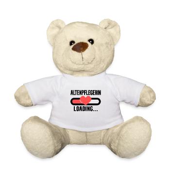 Altenpflegerin Loading - Teddy - Weiß - Vorne