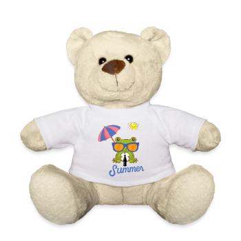 Fröhlicher Sommerfrosch - Teddy - Weiß - Vorne