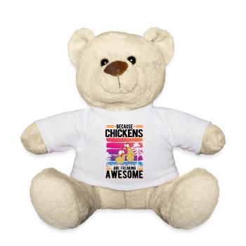 Chicken Farmer Chicken Coop - Teddy Bear - white - Front