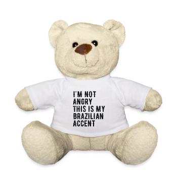 Ich Bin Nicht Böse, Mein Brasilianischer Akzent - Teddy - Weiß - Vorne