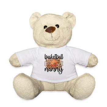 Nanny Grandma Of Basketball Player Basketball Nanny - Teddy Bear - white - Front