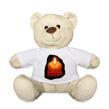 TOMZOFF Burning Heart - Teddy - Weiß - Vorne