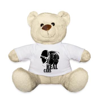 Illustration Intérieur Innen muscle car v8 Auto - Nounours - blanc - Devant