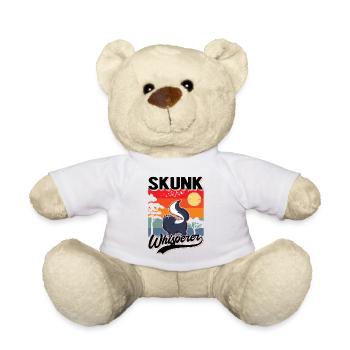 Stinktier Flüsterer Skunk Whisperer - Teddy - Weiß - Vorne