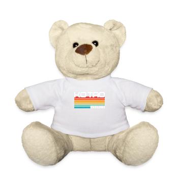 Vintage Thailand Vacation Asia Sunset Ko Tao - Teddy - Weiß - Vorne