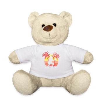Softball Catcher Girl Sunset Sunset de 80 - Nounours - blanc - Devant