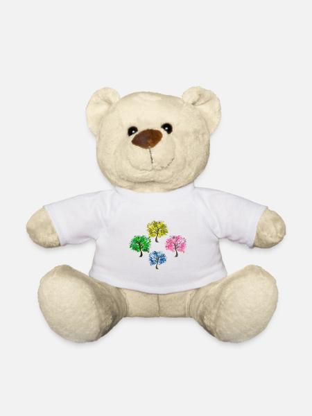 Arbre - Nounours - blanc