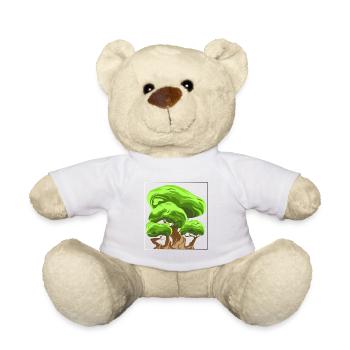 Tree - Teddy Bear - white - Front