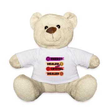 Energiemedizin Heilen Positive Energie Kristalle - Teddy - Weiß - Vorne