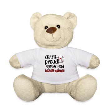 Mawmaw Grand-mère du joueur de baseball Baseball Mawmaw - Nounours - blanc - Devant