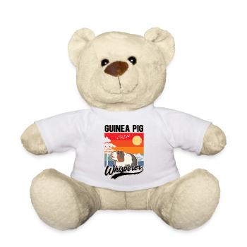 Meerschweinchen Flüsterer Cochon d’Inde Chuchoteur - Nounours - blanc - Devant
