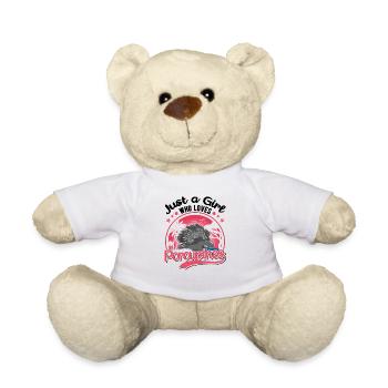 Porcupine Girl Porcupine - Teddy Bear - white - Front